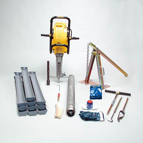 Soil column cylinder auger Soil column cylinder auger