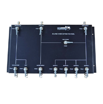 GDS’ De-Aired Water Distribution Panel GDS’ De-Aired Water Distribution Panel