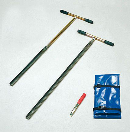 Single gouge auger set, standard, 1 m Single gouge auger set, standard, 1 m