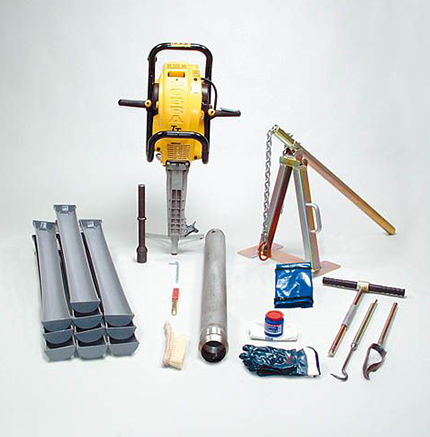 Soil column cylinder auger, Stiboka Soil column cylinder auger, Stiboka