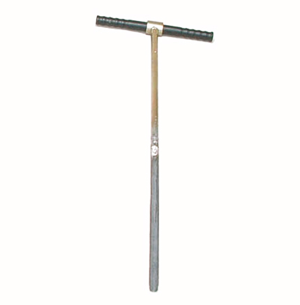 Single gouge auger with detachable handle