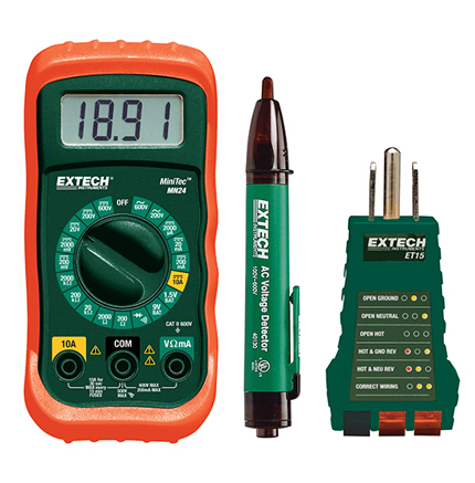 Extech MN24-KIT: Electrical Test Kit