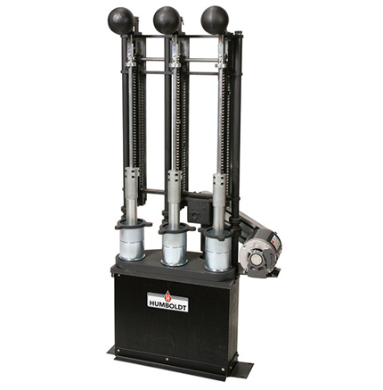 Triple, Standard 4" Automatic Compactor with Rotating Base