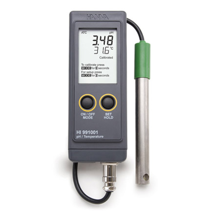 Extended Range Portable pH Meter