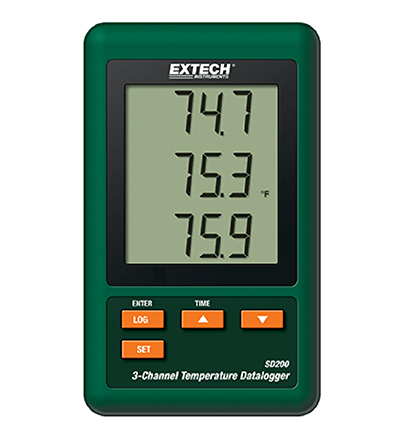 SD200: 3-Channel Temperature Datalogger
