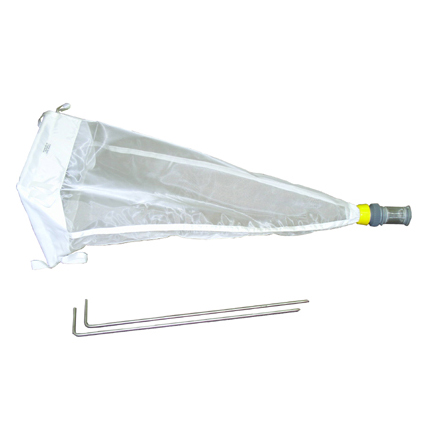 Drift Net with Adaptor and Dolphin Bucket, Stakes, Nitex/SS, 363