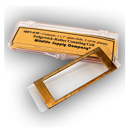 Sedgewick-Rafter Counting Cells, Brass, 1.0mL Sedgewick-Rafter Counting Cells, Brass, 1.0mL